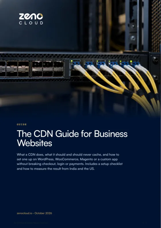 Cover of the The CDN Guide for Business Websites
