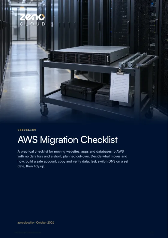 Cover of the AWS Migration Checklist