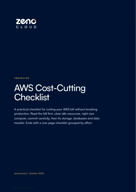 Cover of the AWS Cost-Cutting Checklist