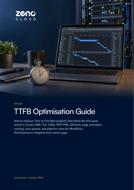 Cover of the TTFB Optimisation Guide