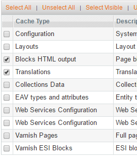flushing magento cache