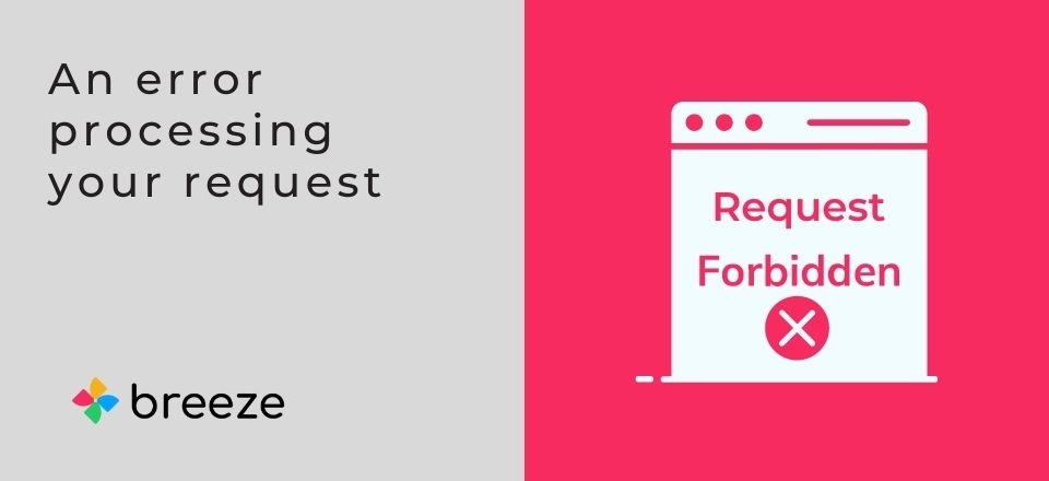 There has been an error processing your request