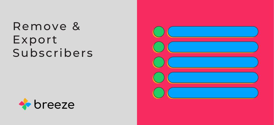 Remove and Export Subscribers in Magento 2